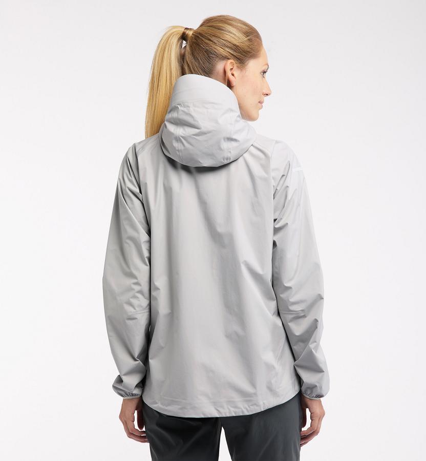 Haglöfs Womens L.I.M Waterproof Jacket Grey New Zealand 79583WVXC
